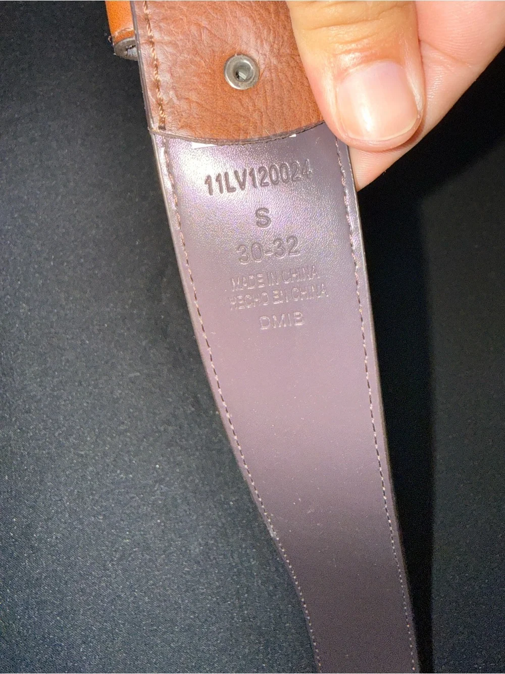 Levi’s Brown Genuine Leather Belt Size S 30-32